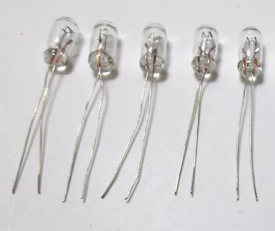 5 (Five) Bulbs 12V 34ma Light Bulb Very Small 2.5mm Tiny Miniature Mini Lamp • $6