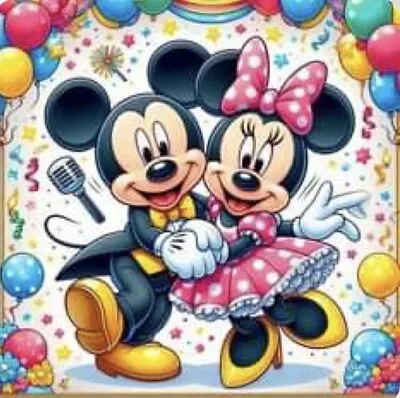 Mickey Mouse And Minnie Mouse (14) Cross Stitch Pattern • £5