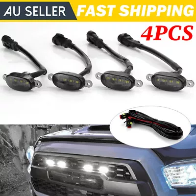 4X Front Grille LED White Running Light DRL For Ford Ranger Raptor 2017-2021 AU • $21.80