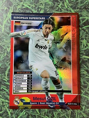 Panini WCCF 2011-12 Mesut Ozil Real Madrid Refractor Card Rookie Card • $0.99