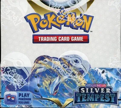 Pokemon TCG Sword & Shield Silver Tempest Factory Sealed Booster Box Brand New! • $134.99