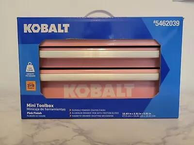 Kobalt Mini 2 Drawer Steel Tool Box Pink • $40