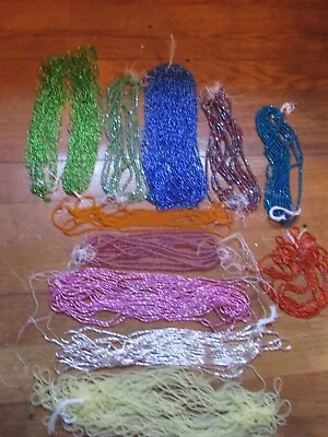 Vintage Glass Seed Bead Lot .  Nice Colors... • $21.99