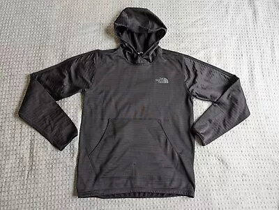 TNF The North Face Hoodie Adult Small Black Echo Rock Pullover Pocket Stretch • $32.99