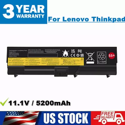 Battery For Lenovo Thinkpad T410 T420 T510 T520 W510 W520 SL410 SL510 5200mAh • $14.95