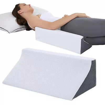 20*10*6  Memory Foam Wedge Pillow With Washable Cover And Cooling Sleep Pillow • $25.99