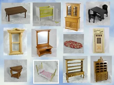 Assorted NOS & Used Dollhouse/miniature Furniture • $4.95