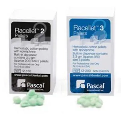 Racellet #2 Green Cotton Retraction Pellets (1.15 Mg Racemic) • $78.19