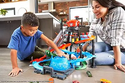 Hot Wheels Gift Set Race Track For Small Play Car Matchbox Ultimate Car Wash Pk • $127.97