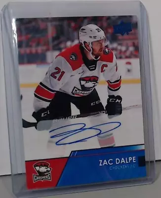 2021-22 Upper Deck Ahl Zac Dalpe  Star Rookie Auto #48 Checkers Pd • $8.10