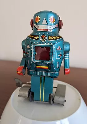 Vintage NOGUCHI Mechanical Tin Windup Robot 1960’s Japan Toy • $23.80