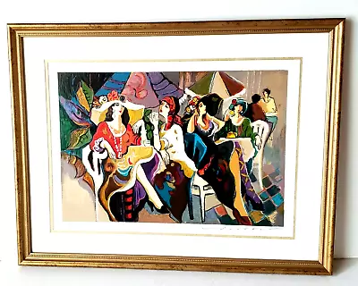 Gorgeous ! FRAMED MAIMON LITHOGRAPH - Size 25 X 19 -  Numbered & Signed  • $278