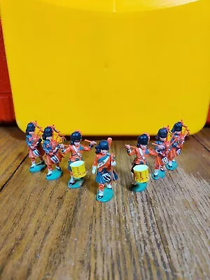 Vintage Toy Soldiers Band- 7 Pcs- Britains-Made In England In 1960's • $49.99