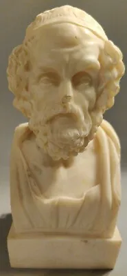 Ancient Greek Poet Marble Bust  Sculpture • $65.95