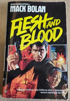 Don Pendleton: MACK BOLAN (2) #13 Flesh And Blood • £5