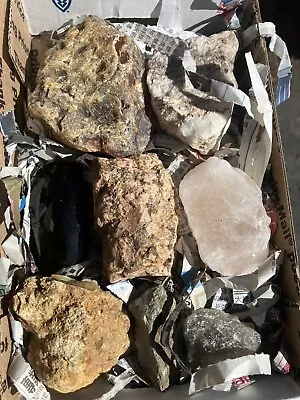 Rock Mineral Crystal Polished Stone & More Estate Collection Lot • $19.90