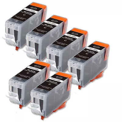 6 BLACK Replacement Printer Ink For PGI-5 Canon MP610 MP830 MX850 MP600 MX700 • $10.96