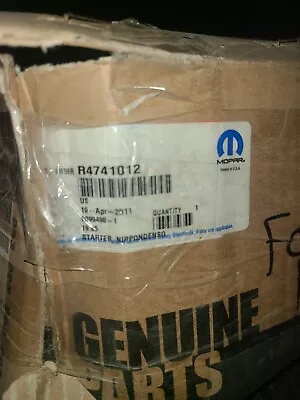 Genuine Mopar Starter R4741012 Cummins Part Number 3935888 • $500