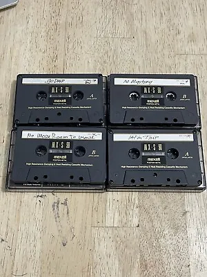 Lot Of 4 Used Maxell MX-S 90 Type IV Metal Bias Cassette Tapes Lot 2 Mixtapes • $55.99