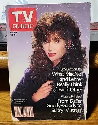 TV GUIDE # 1801 - 10/3/87 - 10/9/87 - Victoria Principal Of Mistress • $10