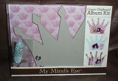 My Minds Eye CROWN Chipboard Album Kit  NEW • $7.95