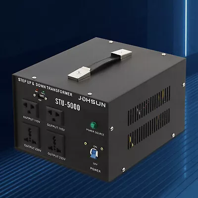 5000 Watt Heavy Duty Voltage Converter Step-Up/Step-Down Transformer USB Port • $103.06