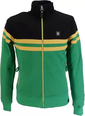 Trojan Records Mens Jamaica Stripe Retro Track Tops • £74.99