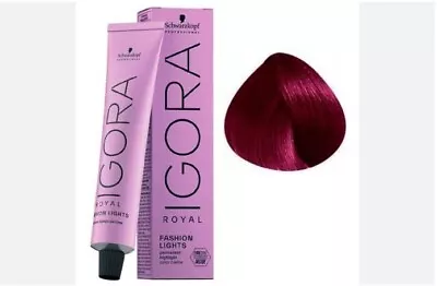 Schwarzkopf IGORA ROYAL Fashion Lights L-89 -  Red Violet - 60g • $24.99