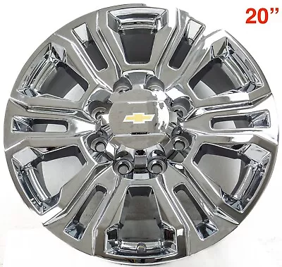 4 New Chevy 2500 3500 HD 8x6.5 Lug Chrome Replica 20” Wheels Rims 99-2010 5957 • $1595