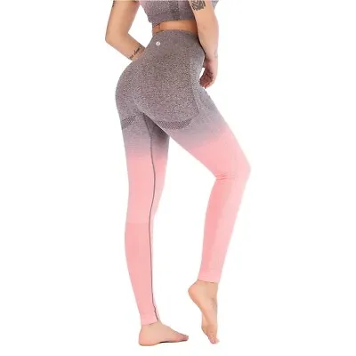 £4 • Buy Women Anti-Cellulite Yoga Pants Push Up Tik Tok Leggings Bum Butt Lift Sport Gym