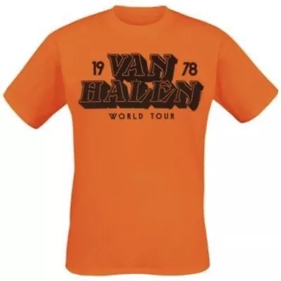 Van Halen 1984 Orange World Tour T-Shirt - XL • £7