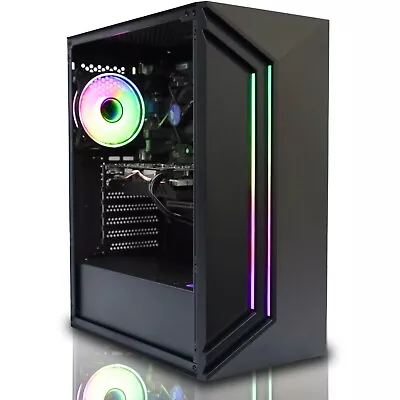 Gaming PC Core I7-2600✅ 8GB RAM✅ 120GB SSD✅ 2GB GT710✅ Windows 10✅RGB Gaming PC✅ • £224.99