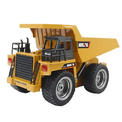 HuiNa 1:18 2.4G 6Ch RC Dump Truck W/Die Cast Cab CY1534 • £41.95