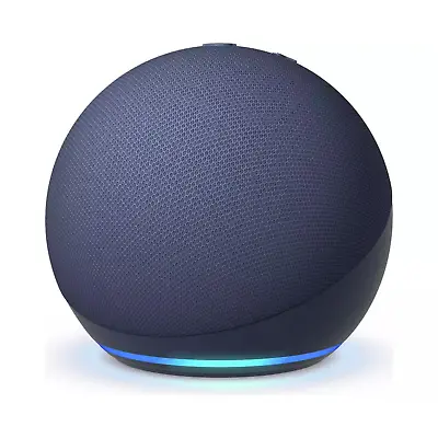 New Echo Dot 5th Gen 2022 Release Smart Speaker With Alexa Voice Control - Blue • £49.99