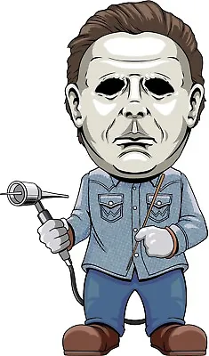 TIG Welder Michael Myers 3” Premium Vinyl Welding Sticker Halloween Decor • $3.89