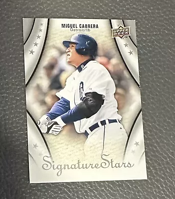 MIGUEL CABRERA (Detroit Tigers) 2009 UPPER DECK SIGNATURE STARS CARD #79 • $1.75