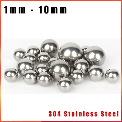 1mm To 10mm 304 Stainless Steel Ball Bearings Solid High Precision Round Balls • $2.41