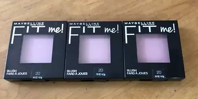 3 Maybelline Fit Me Blush #20 Mauve • $17.75
