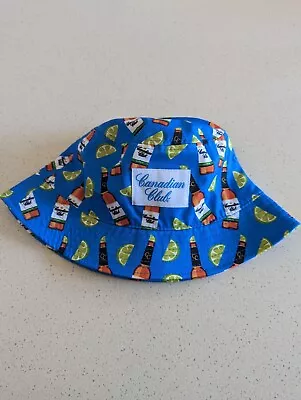 Canadian Club Bucket Hat Blue Limited Edition Collectable Beer Promotional Blue • $25