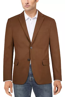 Alfani Mens Slim-Fit Two-Button Sport Coat 40 Long Vicuna Blazer - NWT $360 • $65