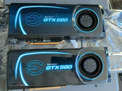 $160 • Buy EVGA Nvidia GeForce GTX 580 SuperClocked Graphics Card Set (2 Cards)