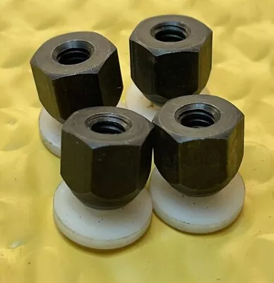 (4)Machine Swivel Leveling Mount Foot Pad 1/4-20 Thread |5/8” Diameter(24M184) • $13.95