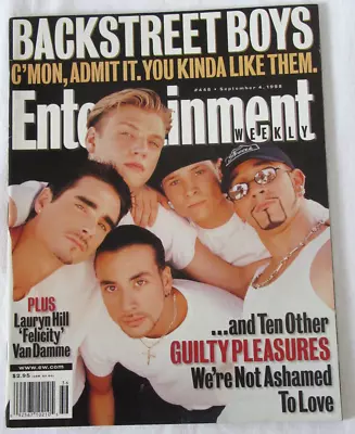 Entertainment Weekly Magazine - Backstreet Boys September 4 1998 - No Label • $10
