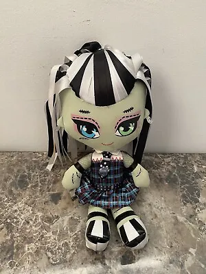 Monster High Doll Stylized Frankie Stein Plush Ribbon Hair Freaky Fabulous • $14.95