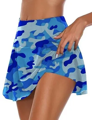 £11.99 • Buy Womens Summer Skirt Party Short Culotte Flared Holiday Ladies Pants Mini Skort