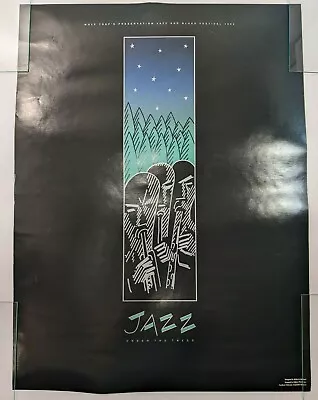 Wolf Trap Preservation Jazz Blues Festival 1992 Vintage Poster Under The Trees • $62