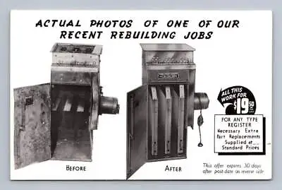 Vintage Chicago Ticket Machine Register Advertising RPPC Ritz Theater Winner SD • $39.99