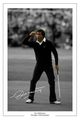 £2.99 • Buy Seve Ballesteros Golf Signed Autograph Photo The Open 1984 Winner