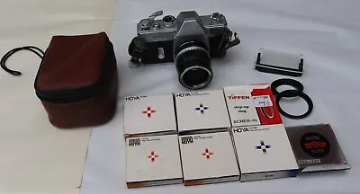 Vintage Mamiya Sekor 1000dtl 35mm Film Camera Vivitar 3x-1 Lens 5 Hoya 1 Filters • $115