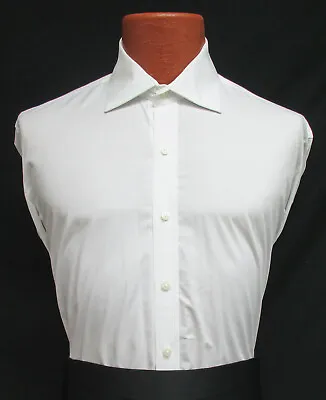 $9.99 • Buy Boys Small White Dress Shirt 100% Cotton Tuxedo Wedding Ring Bearer  